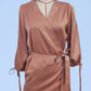 Satin Wrap Robe