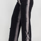 WHIMSY BLACK LINE WASHED CASUAL DENIM JEANS
