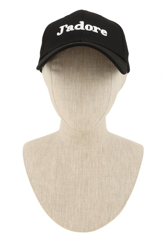 “J’adore” Cotton Cap
