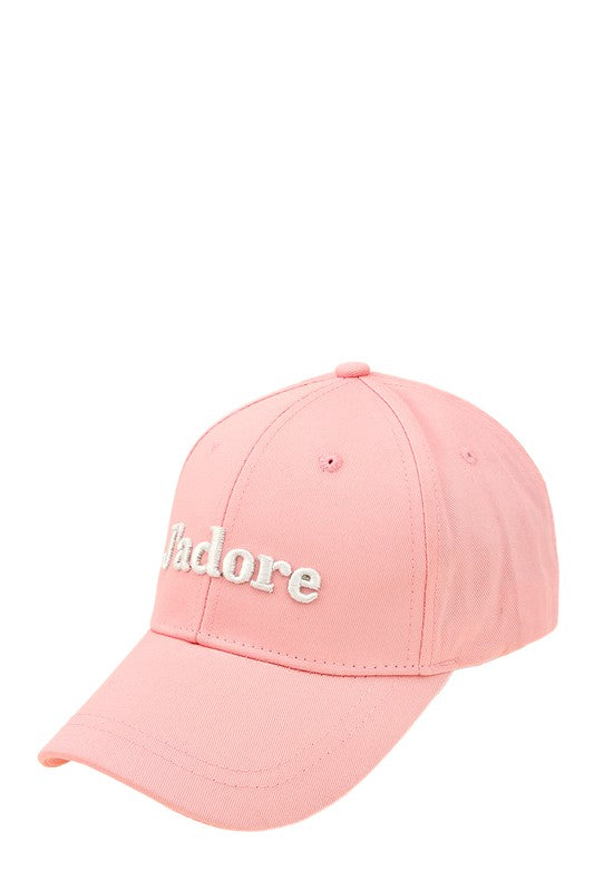 “J’adore” Cotton Cap