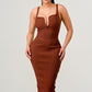 IT FEELS LIKE FALL MIDI DRESS