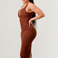 IT FEELS LIKE FALL MIDI DRESS