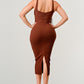 IT FEELS LIKE FALL MIDI DRESS