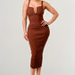 IT FEELS LIKE FALL MIDI DRESS