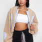 Cherish Charm Cropped Sherpa Cropped Jacket