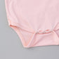 Peach S/S Flutter Bodysuit