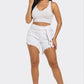 Athina casual summer strap shorts