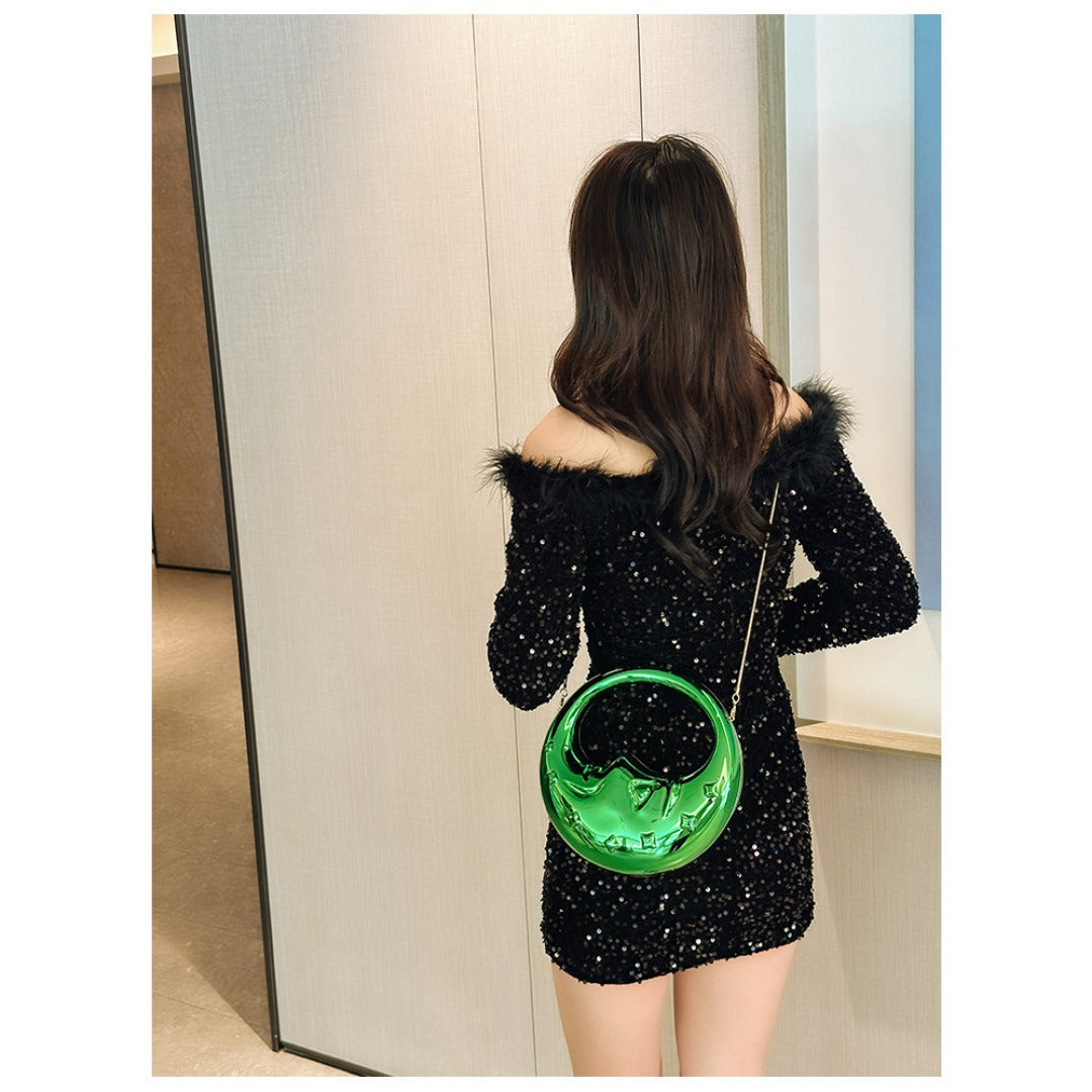 Acrylic Moon Shaped Bag