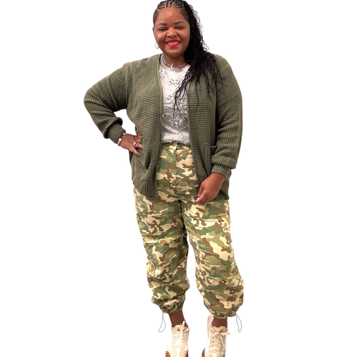Camouflage Green Pants