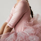 Vintage Pink 3/4 Tutu Leotard