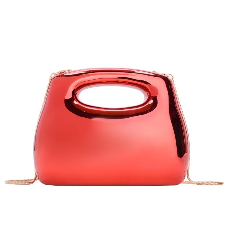 Acrylic square box clutch bag