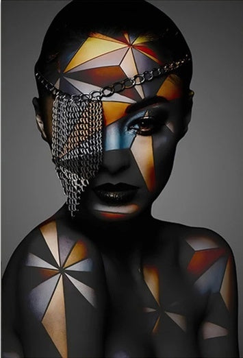 Black Woman Canvas Painting Wall Art