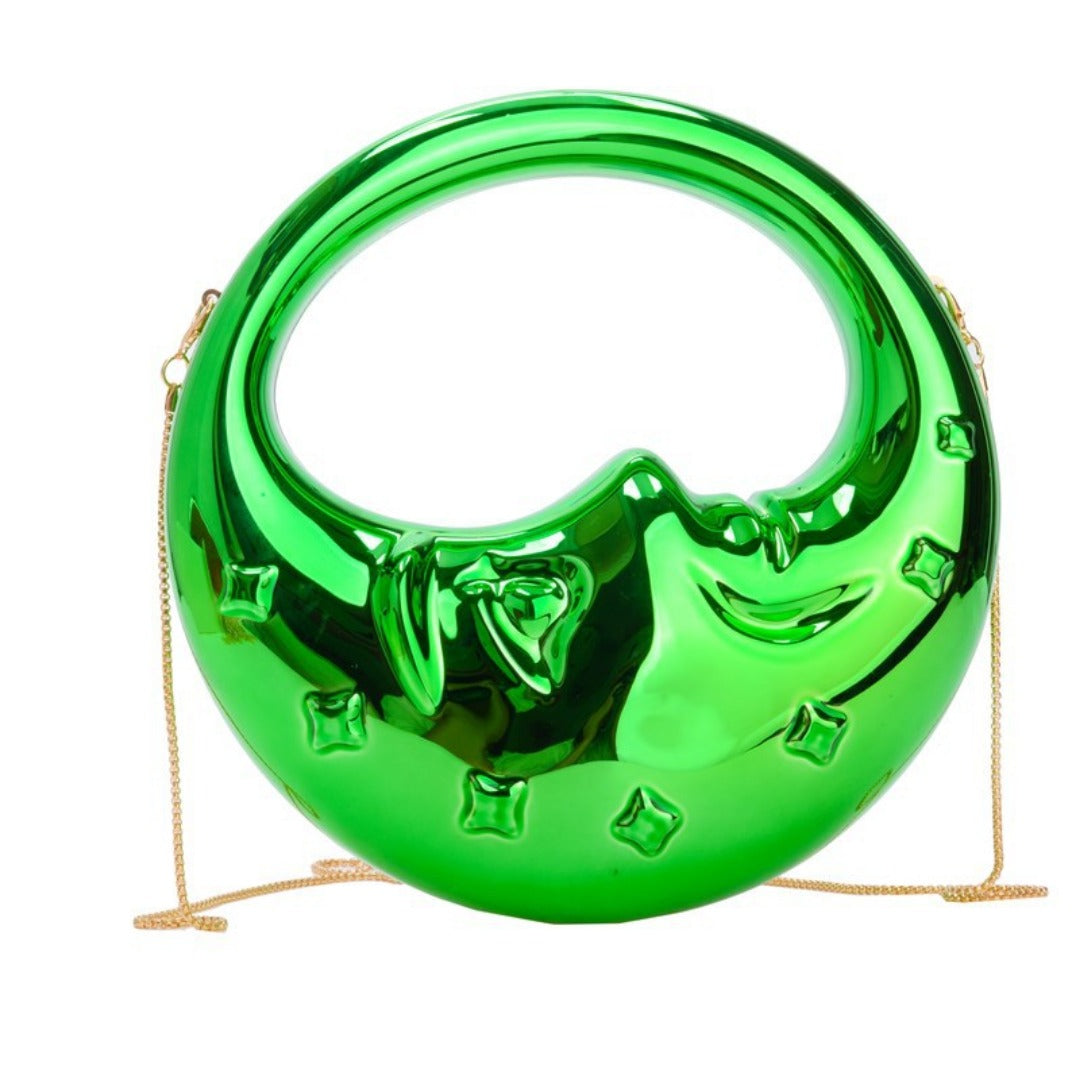 Acrylic Moon Shaped Bag