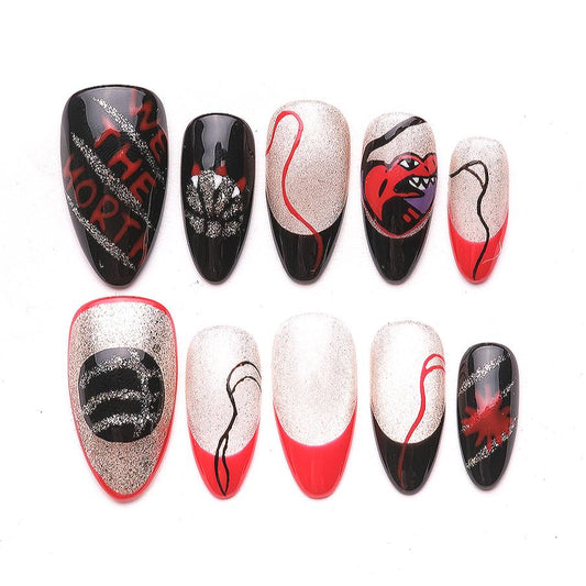 Handmade Nail Wear Nail Art Reusable Press on Nails False Nails