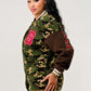 Camo Street Scholar Letterman Jacket