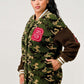 Camo Street Scholar Letterman Jacket
