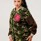 Camo Street Scholar Letterman Jacket
