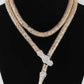 Crystal Snake Coil Chain Necklace