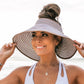 Foldable Bow Stripe Visor