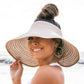 Foldable Bow Stripe Visor