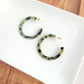 Camy Hoops - Olive Tortoise