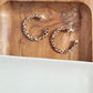 Camy Hoops - Brown Dot
