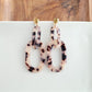 Chrissy Earrings - Blonde Tortoise
