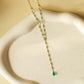 Pink Tourmaline Quartz Kensington Necklace