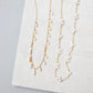 Gold Bead Pearl Layering Necklace