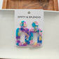 Margot Earrings - Watercolor