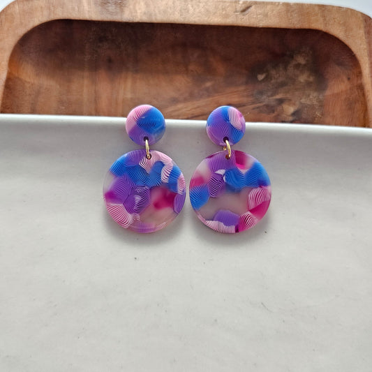 Addy Earrings - Cotton Candy