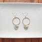 Iris Earrings - Sage