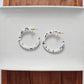 Camy Hoops - Marble
