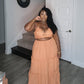 Zena (Butter Orange) | Skirt Set