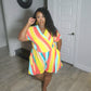Artsy (Blue Striped or Coral Striped) | Romper