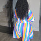 Artsy (Blue Striped or Coral Striped) | Romper