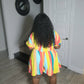 Artsy (Blue Striped or Coral Striped) | Romper