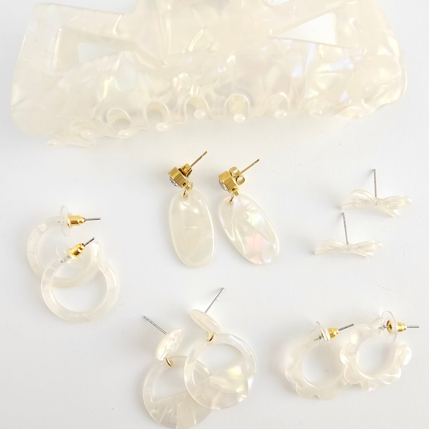Lettie Earrings - Opalite