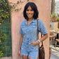 Denim Dazzle Romper BUNDLE Accessories Package