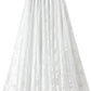 Lace chiffon midi skirt