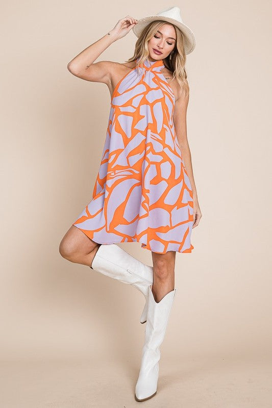 “Resort Vibes” Halter Sundress