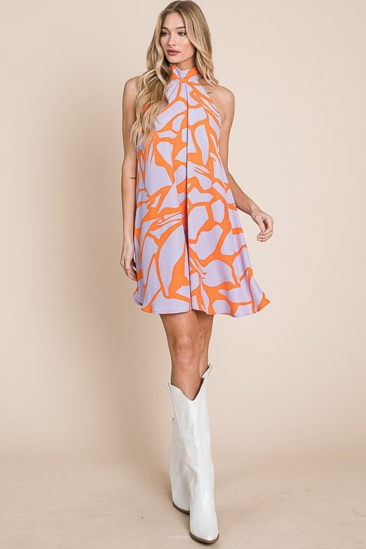 “Resort Vibes” Halter Sundress