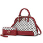 “Frida” Satchel Bag With Wallet
