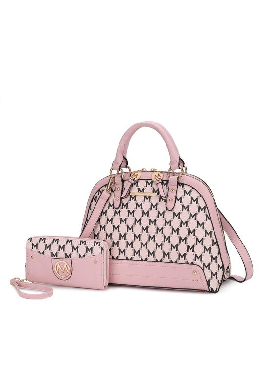 “Frida” Satchel Bag With Wallet