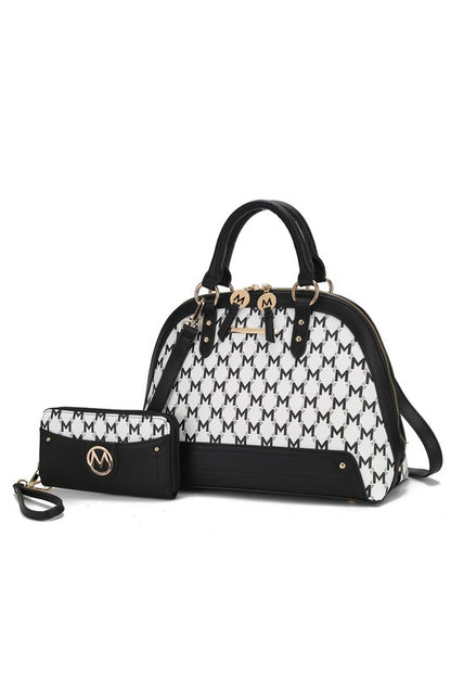 “Frida” Satchel Bag With Wallet