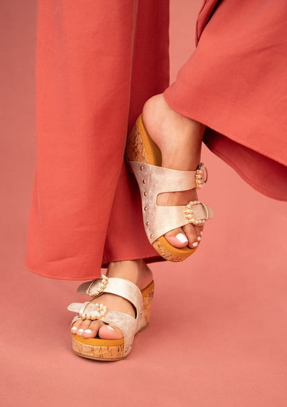 “BRIANNA” Wedge Sandals