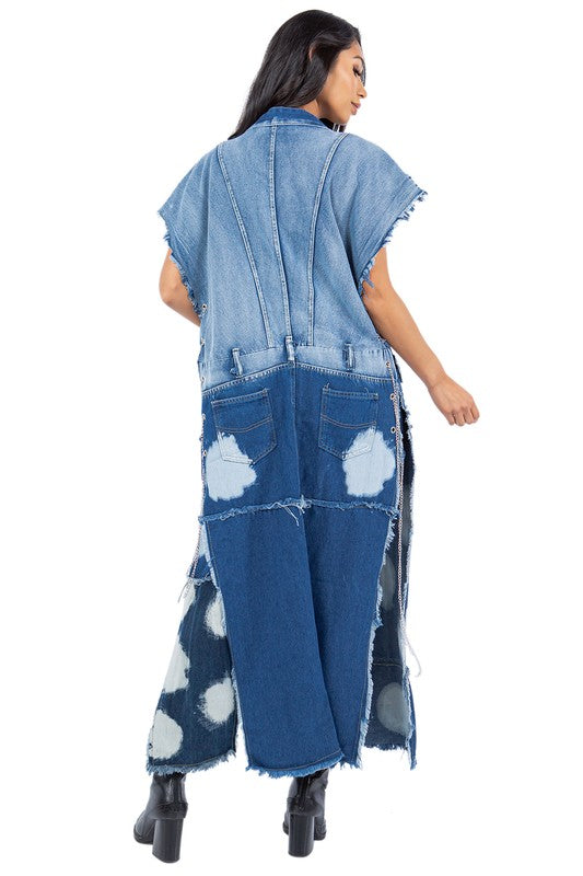 “Strict Program” Denim Vest