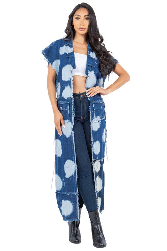 “Strict Program” Denim Vest
