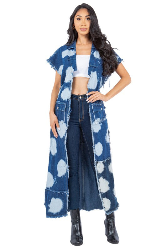 “Strict Program” Denim Vest