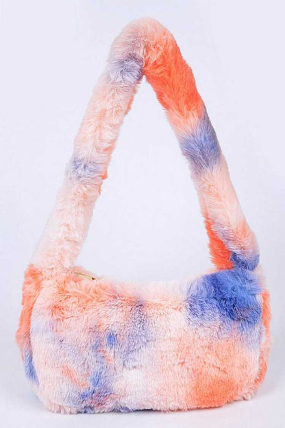“Fluff & Puffs” Plush Shoudler Bag